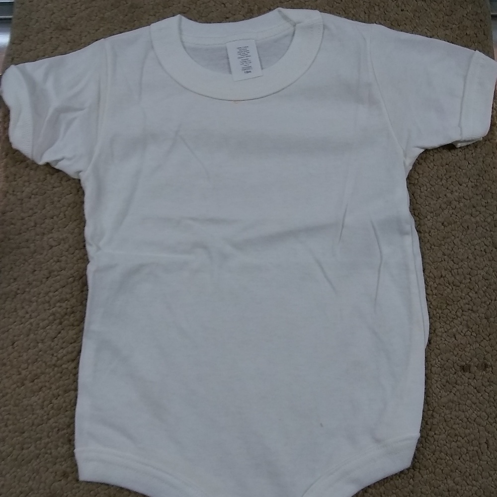 NWOT BABY ONSIES SZ (18m) BLANK WHITE (FC2-H/B)